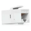 UBIQUITI CAT6 KEYSTONE COUPLER, 12 vnt. pakuotė. Praėjimo CAT6 keystone jungtis, skirta sklandžiai sujungti paruoštus eterneto kabelius