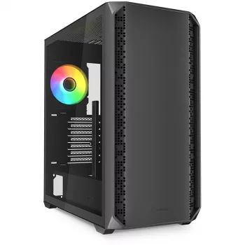 Sharkoon AK2 RGB Midi Tower juodas