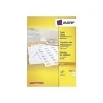 Lipnių adresų etikečių popierius AVERY DP001-100.FR A4 210 x 297 mm Baltas – spausdinami lapai su etiketėmis