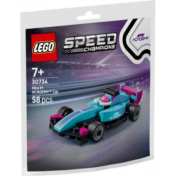 LEGO Speed Champions 30734 F1 ACADEMY Mini Automobilis, Konstrukcinis Žaislas Maišelyje