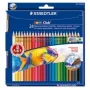 Spalvoti pieštukai Staedtler Noris Club aquarell 144 10, 24 vnt.