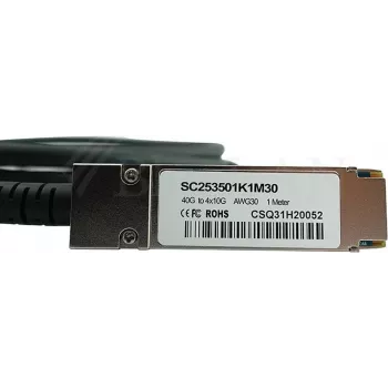 BlueOptics SC253501K3M30 InfiniBand kabelis 3 m QSFP 4xSFP+ Juodas (SC253501K3M30-BL)