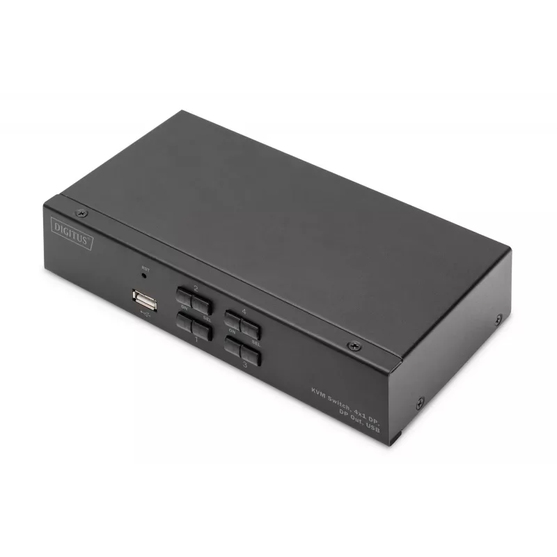 KVM jungiklis Digitus DS-12891 4x1 DP USB 4K Ultra HD