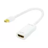 LOGILINK Mini DisplayPort į HDMI Type A adapteris CV0036A, 0,1 m, pilka