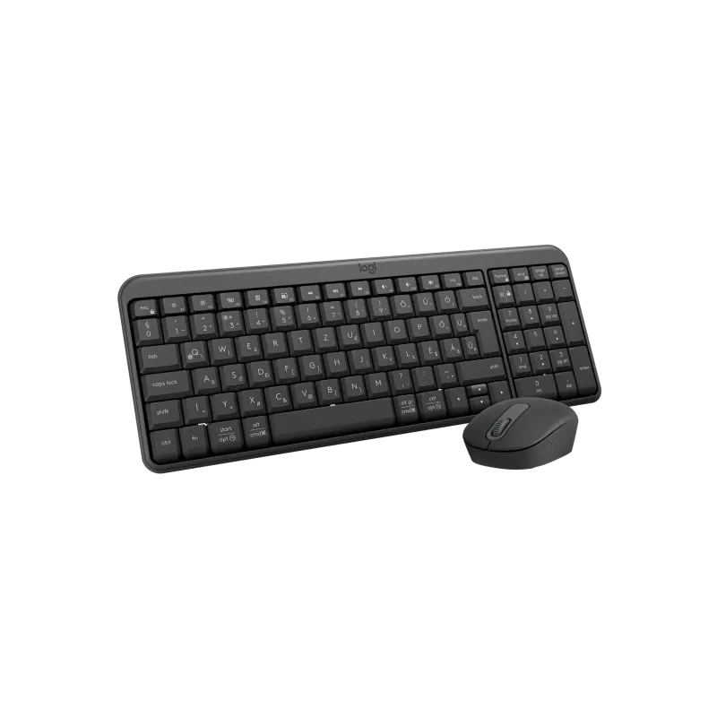 Belaidės klaviatūros ir pelės rinkinys Logitech MK250 Compact
