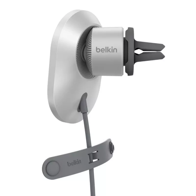 Belaidis automobilinis kroviklis Belkin BoostCharge Pro WIC008btGR-V2, 15 W, Qi2, USB