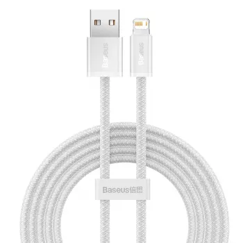 Baseus Dynamic USB į Lightning laidas, 2,4A, 2m (Baltas)