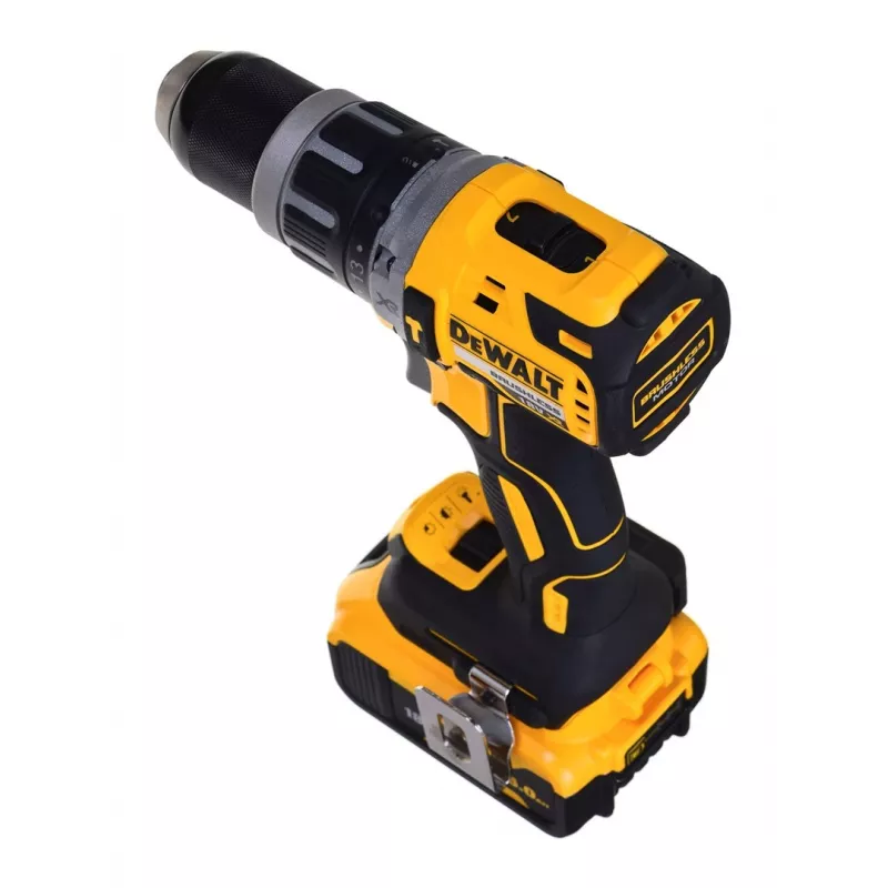 DeWALT DCK2080P2T-QW kombinuotas įrankių rinkinys — 18V Li‑Jon 5Ah (2x), šlifuoklis DCG405, gręžtuvas/suktuvas, M14 šlifavimo diskas, dėklas