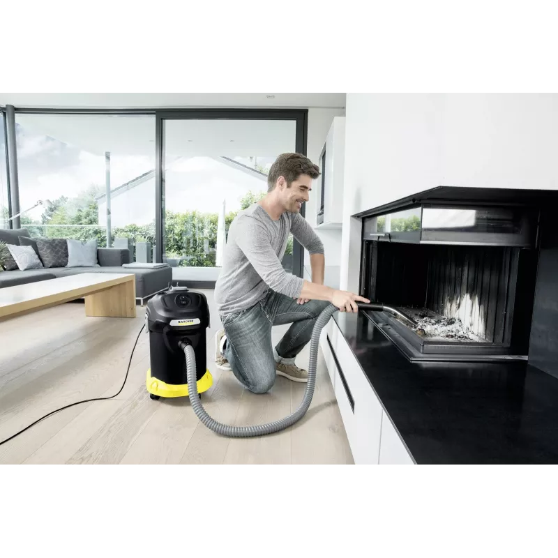 Sausas dulkių siurblys Karcher AD 4 Premium – 17 L, 600 W, be maišelio, metalinė žarna, chromuotas vamzdis