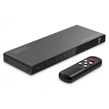 HDMI jungiklis DIGITUS DS-55332, 5x1, 4K 60Hz