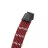 CableMod C-Series PRO ModMesh 12VHPWR į 3x PCI-e laidas, skirtas Corsair - 60 cm, tamsiai raudonas