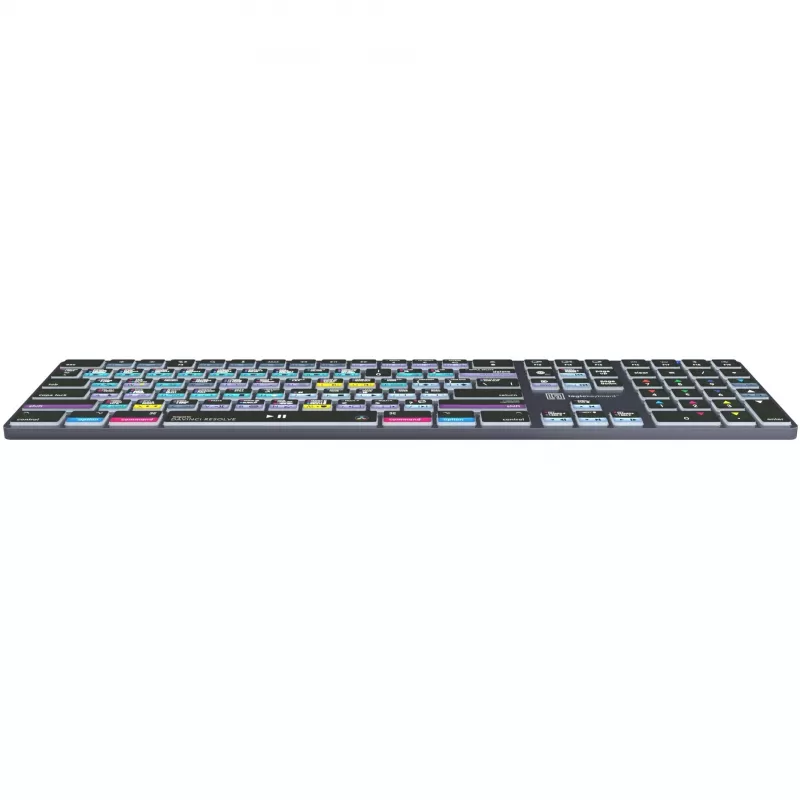 Logickeyboard LKB-RESB-TM-UK belaidė Bluetooth klaviatūra QWERTY, titano pilka