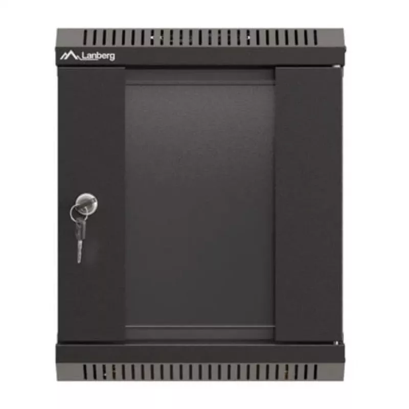 Sieninis stelažas Lanberg WF11-3306-10B 6U juodas 30 kg talpa
