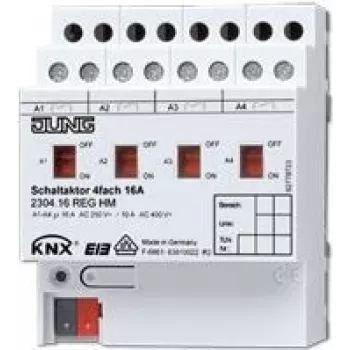 JUNG 2304.16 REGHM - 150 mW - Baltas - VDE - 3680 W - 250 - 400 V - 16 A