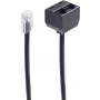 Telefono kabelis ShiverPeaks BS71231-8 0,1 m Juodas
