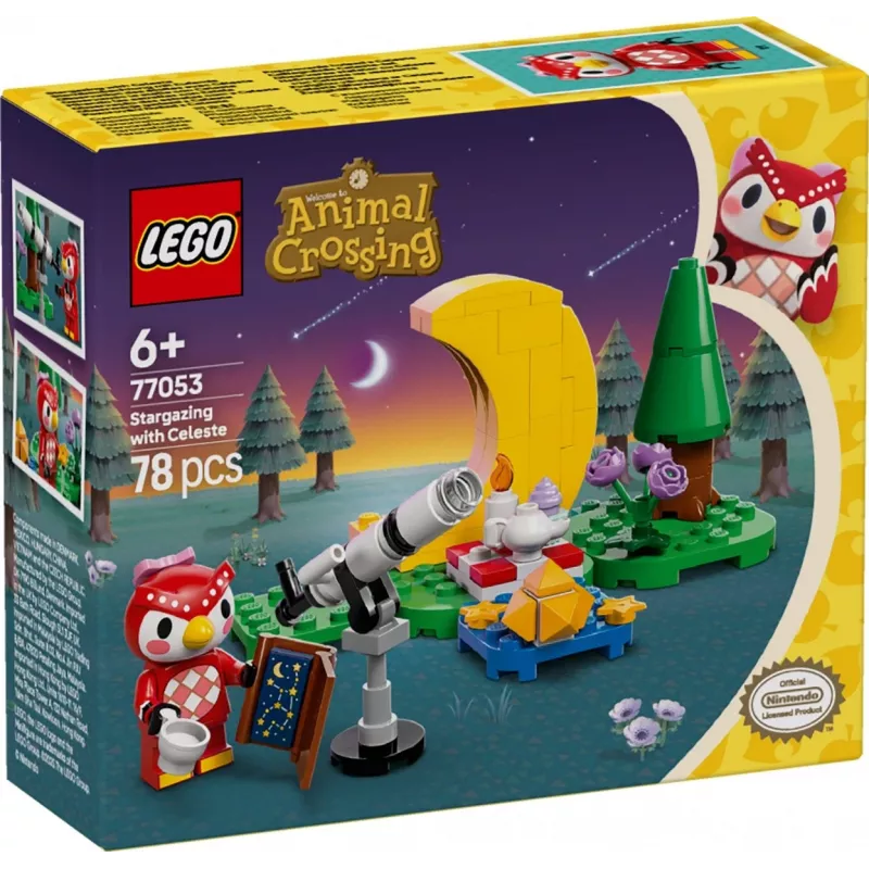 LEGO Animal Crossing Žvaigždžių stebėjimas su Eufemija rinkinys 77053