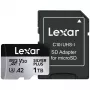 „Lexar Professional SILVER PLUS“ microSDXC 1TB UHS-I atminties kortelė