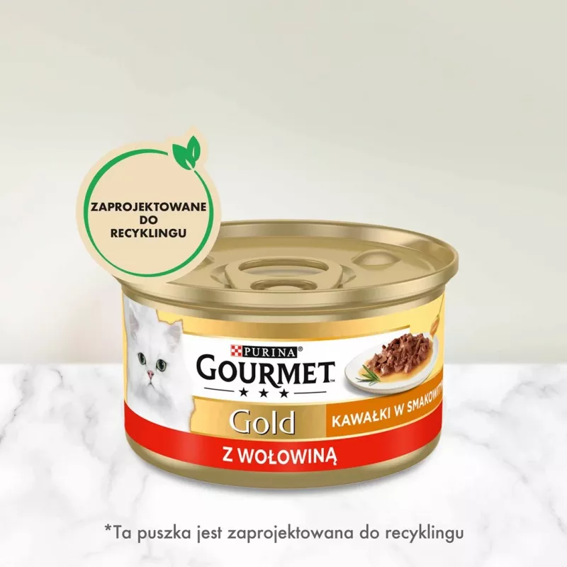 GOURMET Gold Sauce Delight Jautiena – šlapias kačių ėdalas – 85 g