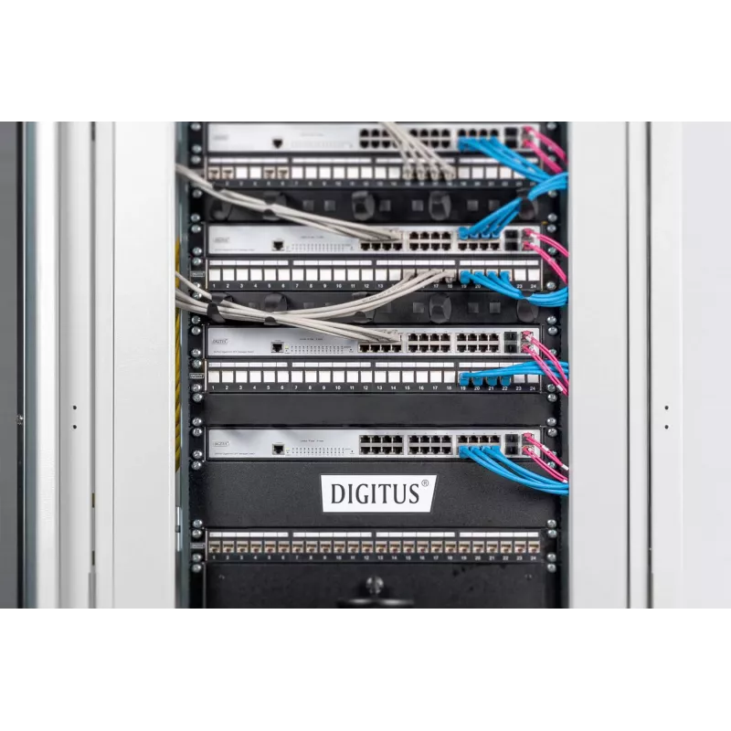 Užpildymo panelė Digitus DN-19 BPN-01-SW 1U juoda