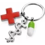 Rakto pakabukas TROIKA GET WELL įvairiaspalvis sidabrinis metalinis 60 mm