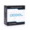 Alphacool 17590 vandens bloko adapteris 45° G1/4 inch moteriškas / vyriškas, matinė juoda, 20 mm × 21 mm × 21 mm