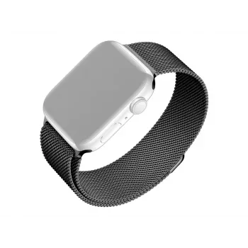 FIXED tinklinis dirželis Apple Watch 42/44/45/46/49 mm (juodas)