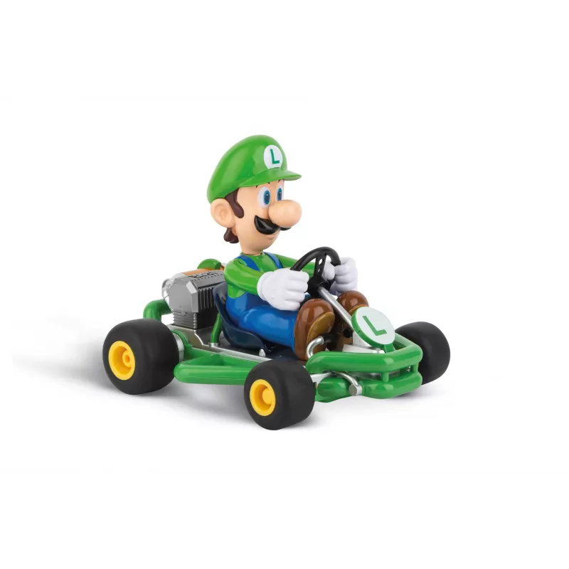 Carrera RC Action 2,4GHz Mario Kart™ Pipe Kart Luigi – Radijo bangomis valdomas automobilis