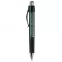 Užsegamas ištraukiamas tušinukas Faber-Castell 14079 juodas žalias mėlynas