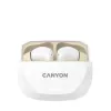 Ausinės CANYON HEXAGON 7 TWS ANC+ENC belaidžio įkrovimo balta smėlio spalvos