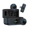 White Shark DSM-06 Tassa Black – belaidis lavaljė mikrofonas su RGB apšvietimu