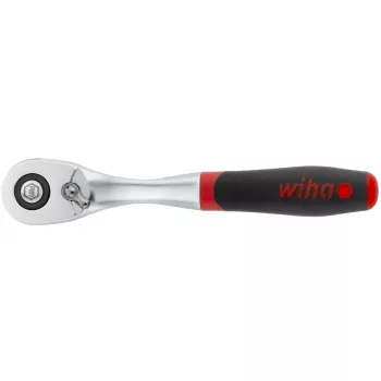 Reversinis reketinis raktas Wiha 45626 1/4 colio mygtukinis fiksavimas