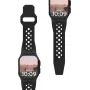 Urban Armor Gear UAG Monarch Dirželis, tinka Apple Watch Ultra/42/44/45/46 mm, juodas/titano spalvos (194158114037)