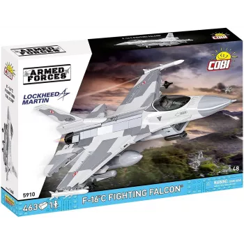 Konstruktorius Cobi F-16C Fighting Falcon – 463 dalys, modelio rinkinys