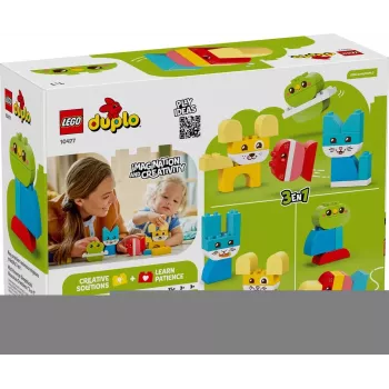LEGO DUPLO 10477 3 viename kūrybingi mieli augintiniai
