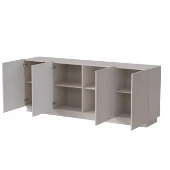 Komoda Cama Meble LIVERTI 200x42x78 cm, spalva kaspinas, medžio drožlių plokštės korpusas