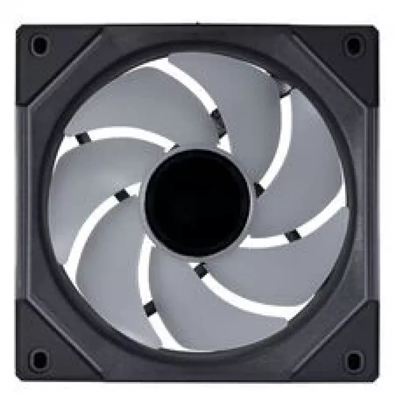 LIAN LI UNI FAN SL-INF 120 ARGB PWM ventiliatorių rinkinys, 4 ventiliatoriai, juoda