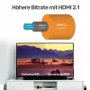 HDMI kabelis Unitek C138W 2 m — HDMI 2.1, 48 Gbit/s, 4K/120Hz, HDR10 & Dolby Vision, ARC, auksu dengtos jungtys