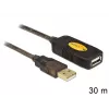 USB laidas DeLOCK 30m USB 2.0 USB A juodas