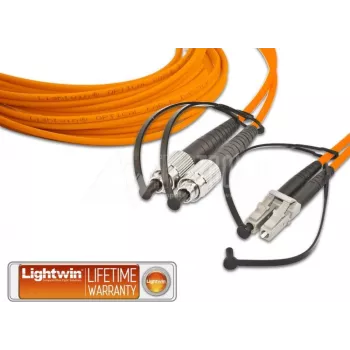 Lightwin Aukštos kokybės dvipusis LWL šuolis, MM OM2, FC - LC (LDP-50 FC-LC 10.0)