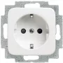BUSCH JAEGER 2CKA002011A1888 Kištukinis lizdas F tipas 2P+E Baltas IP20 250 V 16 A