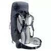 Deuter Aircontact Lite 45+10 SL moteriška žygiavimo kuprinė Juoda