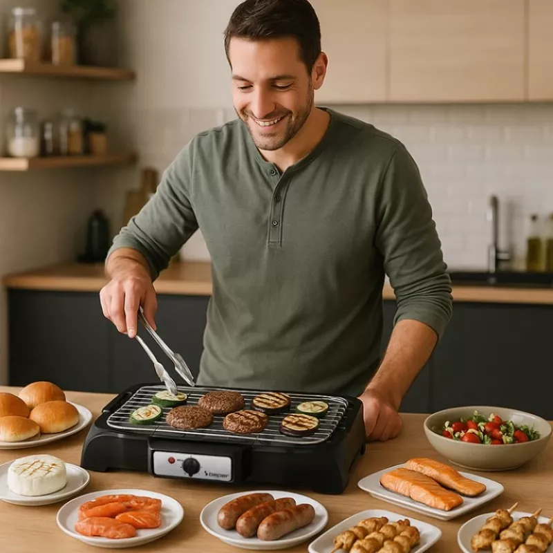 Elektrinė kepsninė Beper P101BBQ001