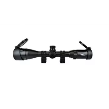 JS-Tactical 3-9x40 Mil Mil-Dot taikiklis šautuvui, 22 mm bėgelis