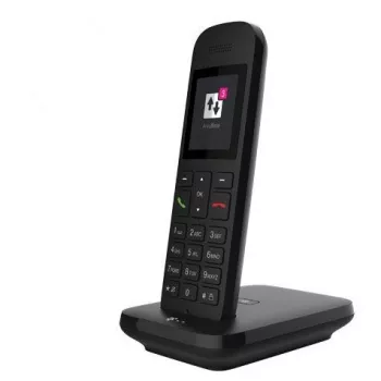 Telekom Sinus 12 belaidis analoginis telefonas su skambučio numerio rodymu, juodas