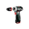Metabo PowerMaxx BS BL Q 601749500 akumuliatorinis gręžtuvas-suktuvas, 12V, 38 Nm, 2x 2,0 Ah