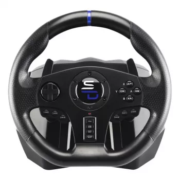 Vairas su pedalais Subsonic SV750 juodas 270° sukimosi kampas USB