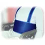 Aston Secuback Type 2 pilvo stabilizavimo diržas neįgaliojo vežimėliui – tekstilinis, reguliuojamas iki 150 cm, 20 cm plotis, mėlynas