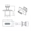 Apsauginis dangtelis USB Type-C lizdui DeLOCK 64015 (10 vnt.)