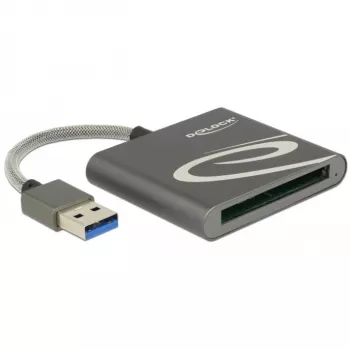 Kortelių skaitytuvas DeLOCK 91525 USB 3.2 Gen 1 pilkas