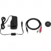 Audio-Technica AT-LP60XUSB automatinė diržinė vinilinė patefonė su USB jungtimi, juoda